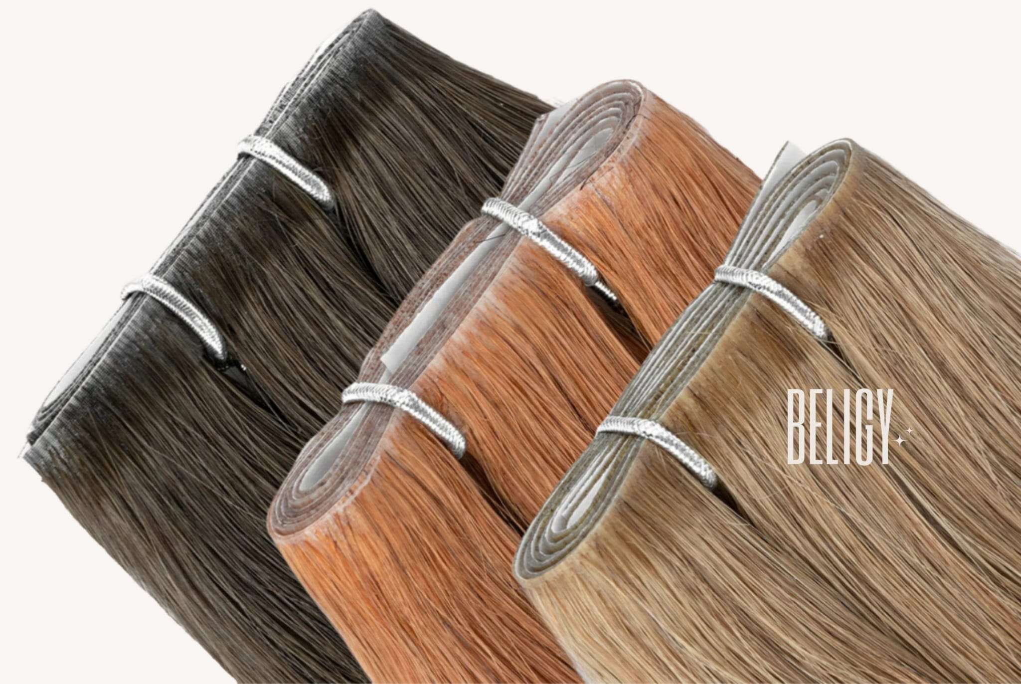 Cuidado de las extensiones de pelo natural Beligy