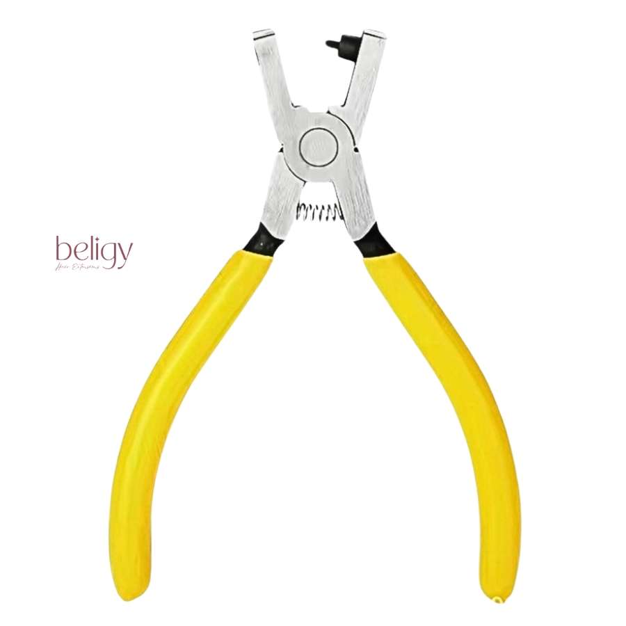 Alicate perforador huecos para extensiones y toppers capilares