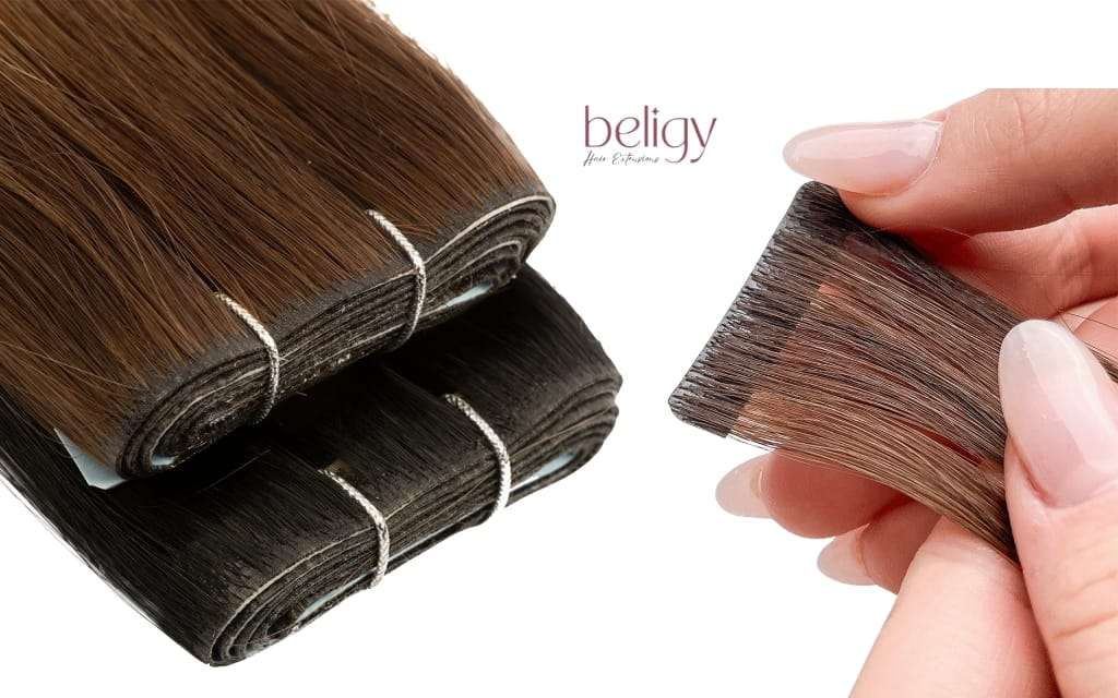 Curso de creacción de extensiones de trama invisible adhesivas- Beligy
