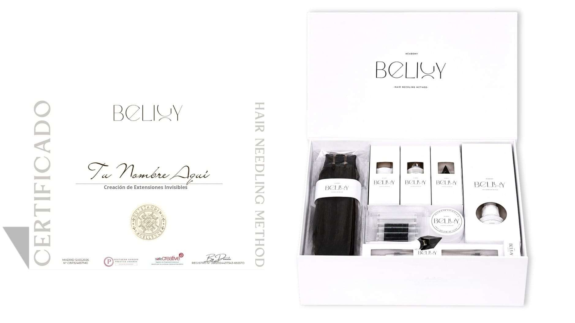 Curso de fabricación de extensiones de cabello Kit profesional creación de extensiones de cabello