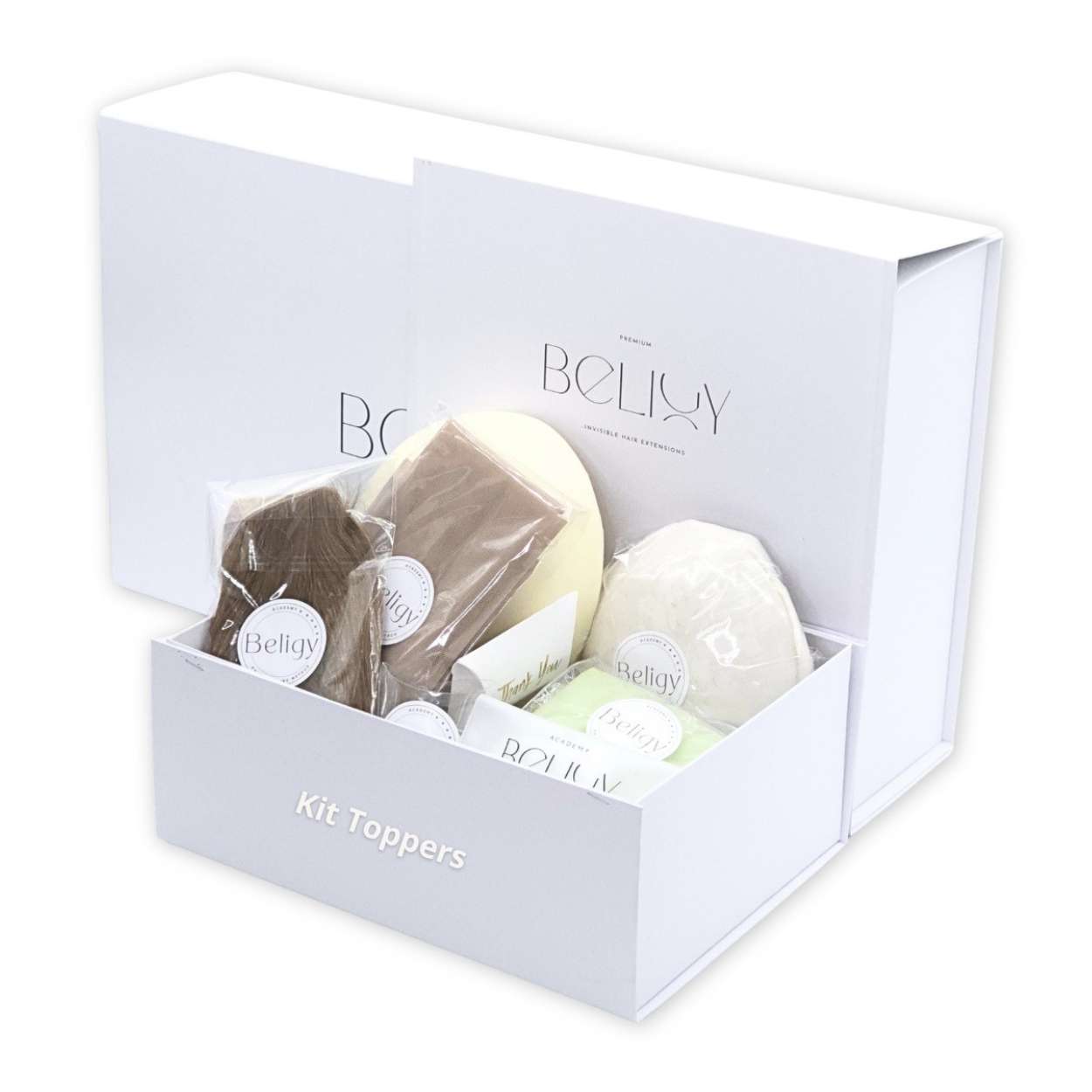 Kit profesional para realizar toppers y prótesis capilares- Beligy